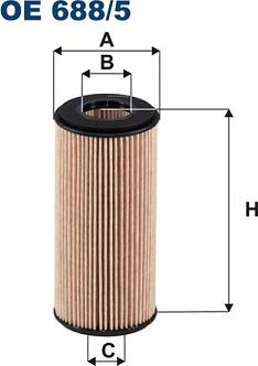 Filtron OE 688/5 - Маслен филтър parts5.com