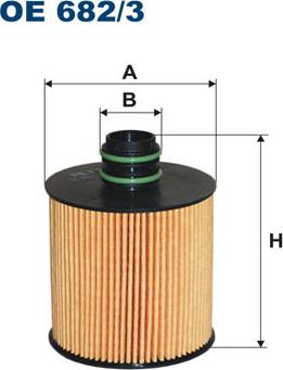 Filtron OE682/3 - Oil Filter parts5.com