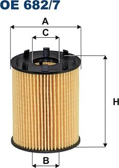 Filtron OE 682/7 - Olajszűrő parts5.com