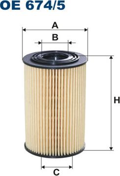 Filtron OE674/5 - Oil Filter parts5.com