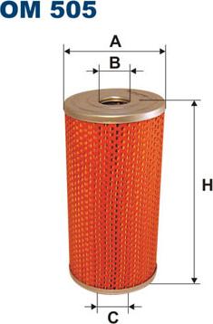 Filtron OM505 - Filtro de aceite parts5.com