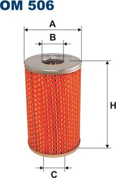 Filtron OM506 - Масляный фильтр parts5.com