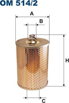 Filtron OM514/2 - Filtro de aceite parts5.com