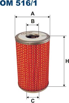 Filtron OM516/1 - Filtro de aceite parts5.com