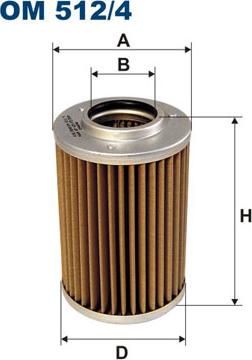 Filtron OM512/4 - Hidraulični filter, automatski menjač parts5.com