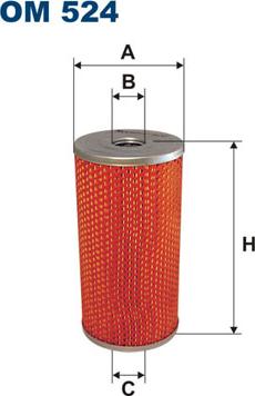 Filtron OM524 - Filtro de aceite parts5.com