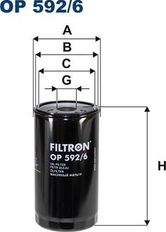 Filtron OP592/6 - Oil Filter parts5.com