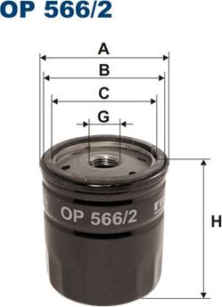 Filtron OP566/2 - Õlifilter parts5.com