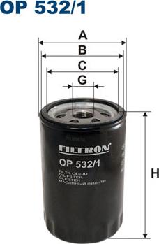 Filtron OP532/1 - Φίλτρο λαδιού parts5.com