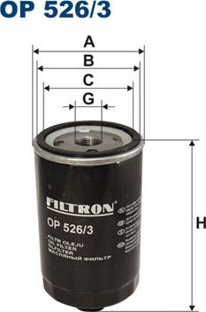 Filtron OP526/3 - Маслен филтър parts5.com