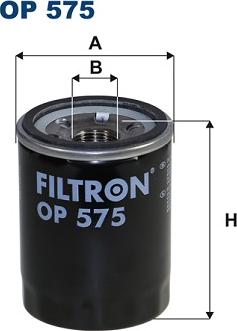 Filtron OP575 - Filtro de aceite parts5.com