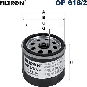 Filtron OP 618/2 - Φίλτρο λαδιού parts5.com