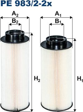 Filtron PE983/2-2x - Filter goriva parts5.com