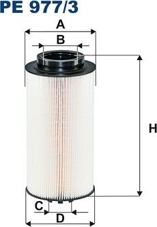 Filtron PE977/3 - Filtru combustibil parts5.com