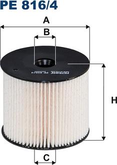 Filtron PE816/4 - Kraftstofffilter parts5.com