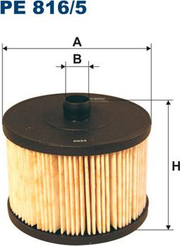 Filtron PE816/5 - Filtro combustible parts5.com