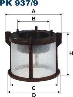 Filtron PK937/9 - Kütusefilter parts5.com