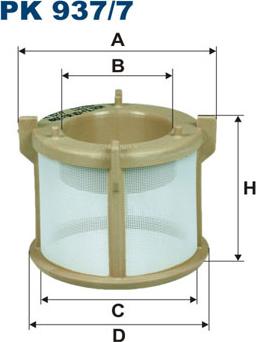 Filtron PK937/7 - Kraftstofffilter parts5.com