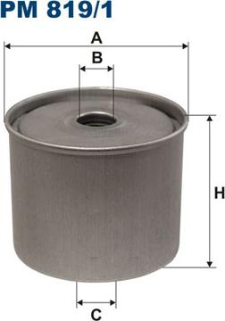 Filtron PM819/1 - Filtro combustible parts5.com