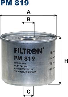 Filtron PM819 - Filtro combustible parts5.com