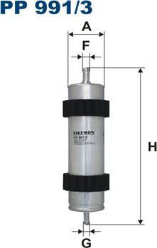 Filtron PP991/3 - Filtru combustibil parts5.com