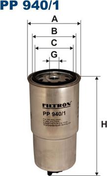 Filtron PP940/1 - Filtru combustibil parts5.com