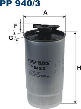 Filtron PP940/3 - Fuel filter parts5.com