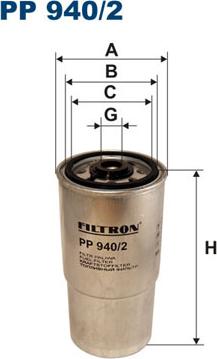 Filtron PP940/2 - Polttoainesuodatin parts5.com