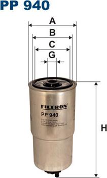 Filtron PP940 - Filtru combustibil parts5.com