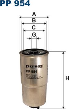 Filtron PP954 - Fuel filter parts5.com