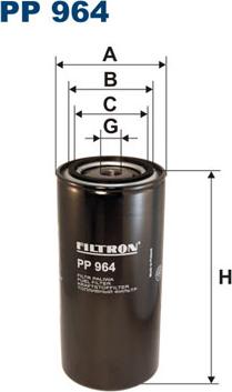 Filtron PP964 - Yakıt filtresi parts5.com