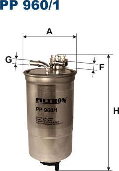 Filtron PP960/1 - Kütusefilter parts5.com