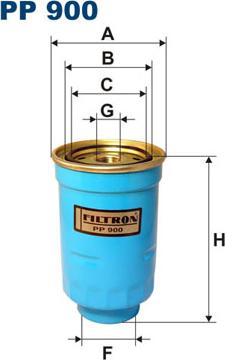 Filtron PP900 - Fuel filter parts5.com