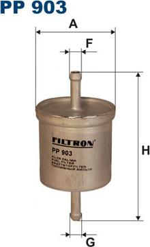 Filtron PP903 - Filtro combustible parts5.com