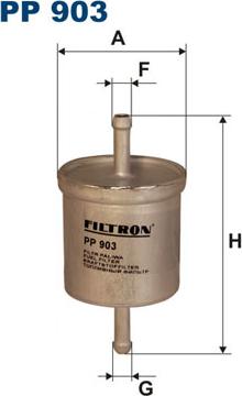 Filtron PP903 - Топливный фильтр parts5.com