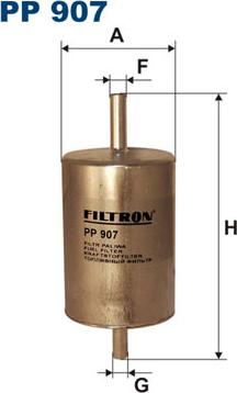 Filtron PP907 - Filtru combustibil parts5.com