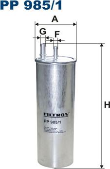 Filtron PP985/1 - Fuel filter parts5.com