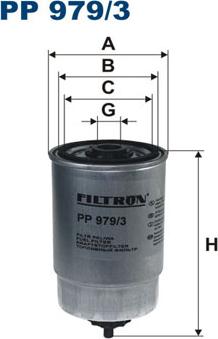 Filtron PP979/3 - Горивен филтър parts5.com