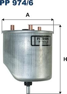 Filtron PP974/6 - Filtro combustible parts5.com