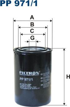 Filtron PP971/1 - Φίλτρο καυσίμου parts5.com