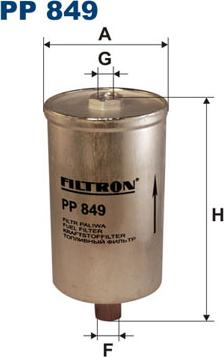 Filtron PP849 - Filtru combustibil parts5.com