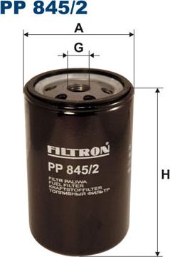 Filtron PP845/2 - Горивен филтър parts5.com