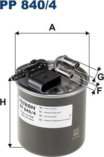 Filtron PP840/4 - Filtre à carburant parts5.com