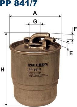 Filtron PP841/7 - Φίλτρο καυσίμου parts5.com