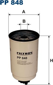 Filtron PP848 - Filtru combustibil parts5.com