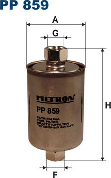 Filtron PP859 - Filtro combustible parts5.com