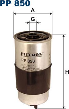 Filtron PP850 - Yakıt filtresi parts5.com