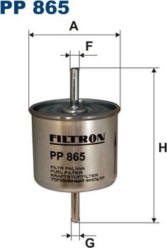 Filtron PP865 - Kütusefilter parts5.com