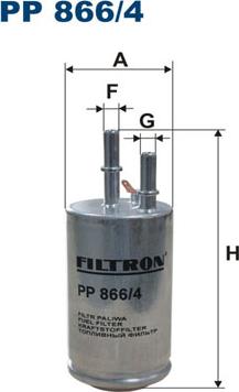 Filtron PP866/4 - Fuel filter parts5.com