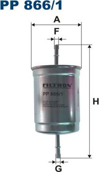 Filtron PP866/1 - Fuel filter parts5.com